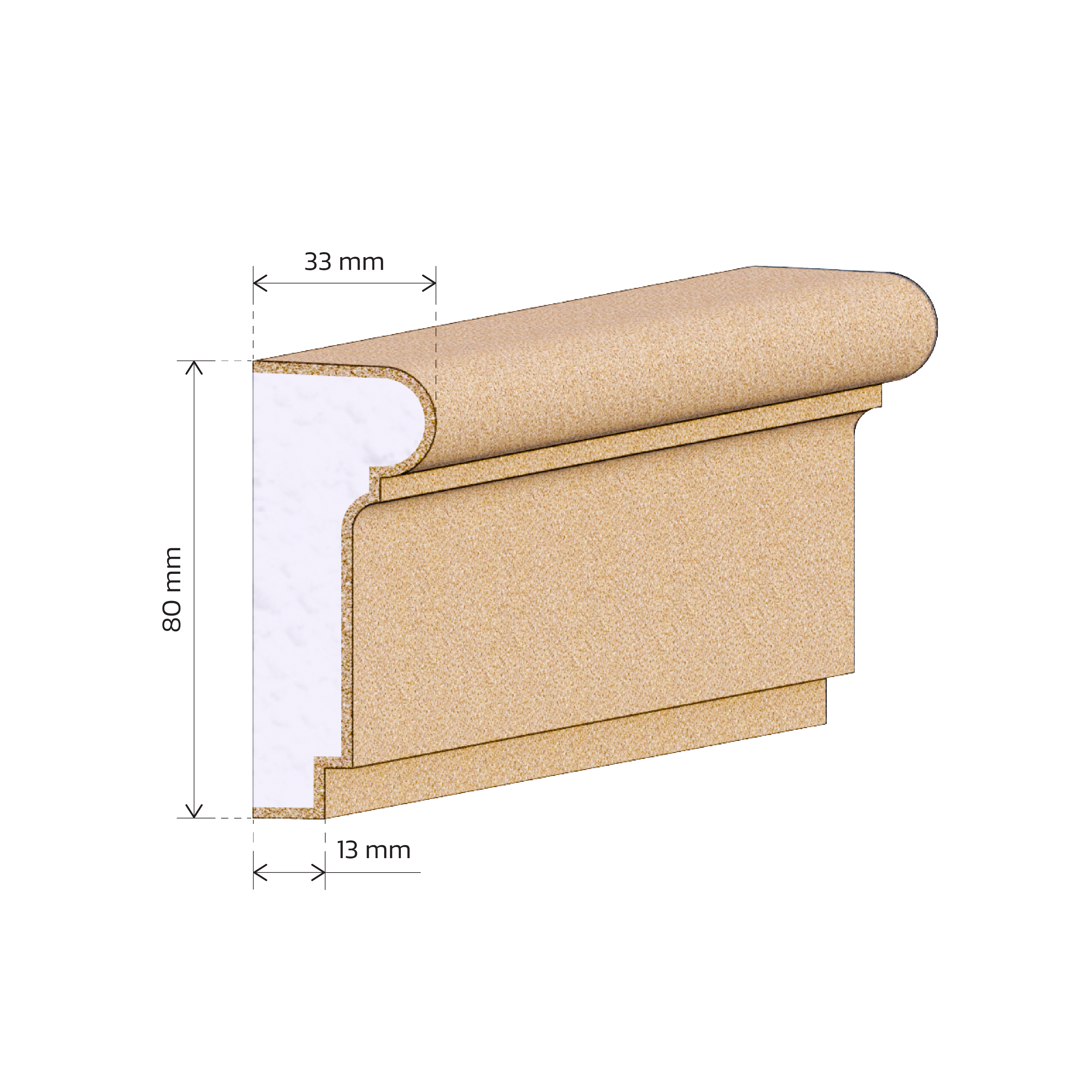Rekunst Špaleta - A04 - 12,48 € s DPH / bm