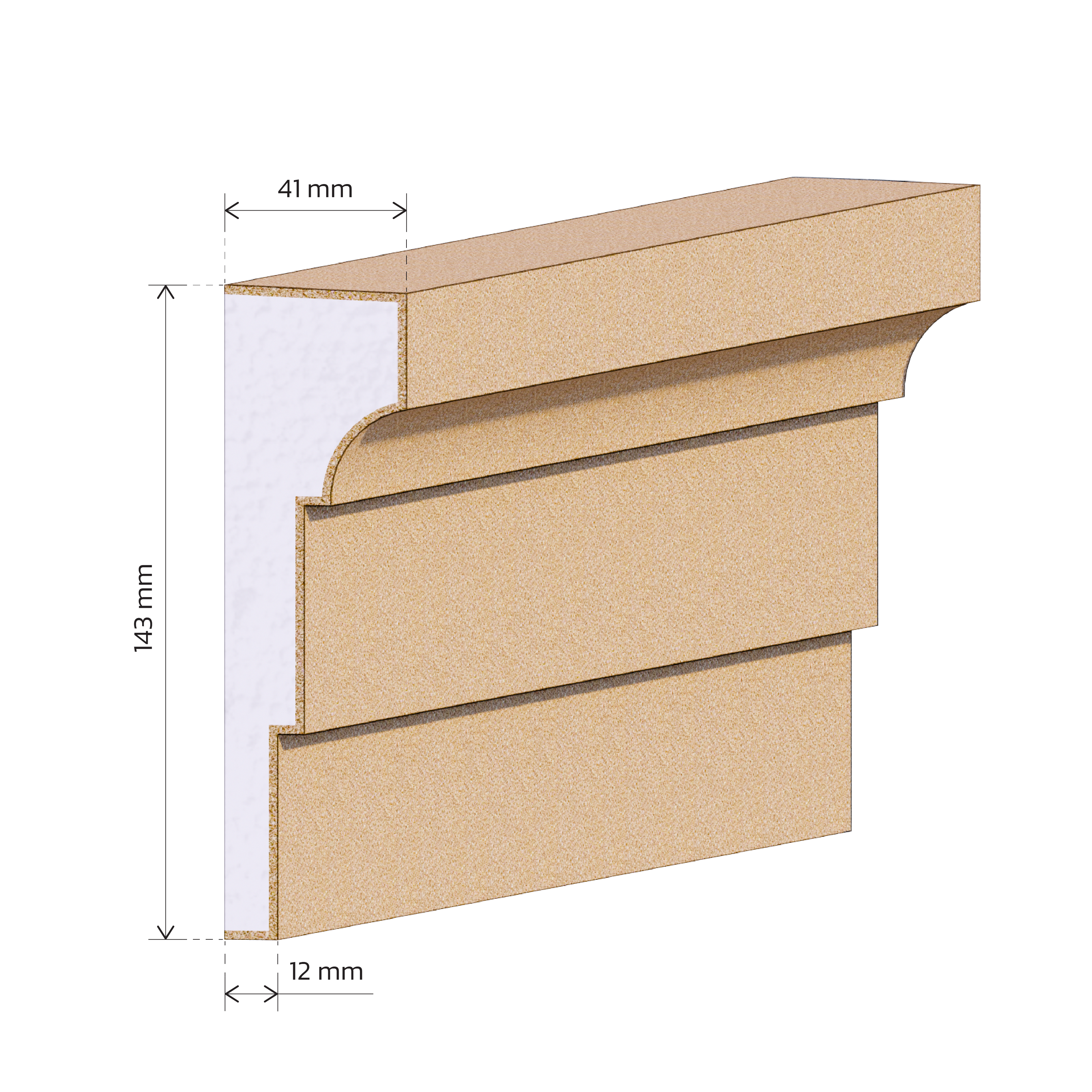 ReKunst Špaleta - A09 - 17,76 € s DPH / bm