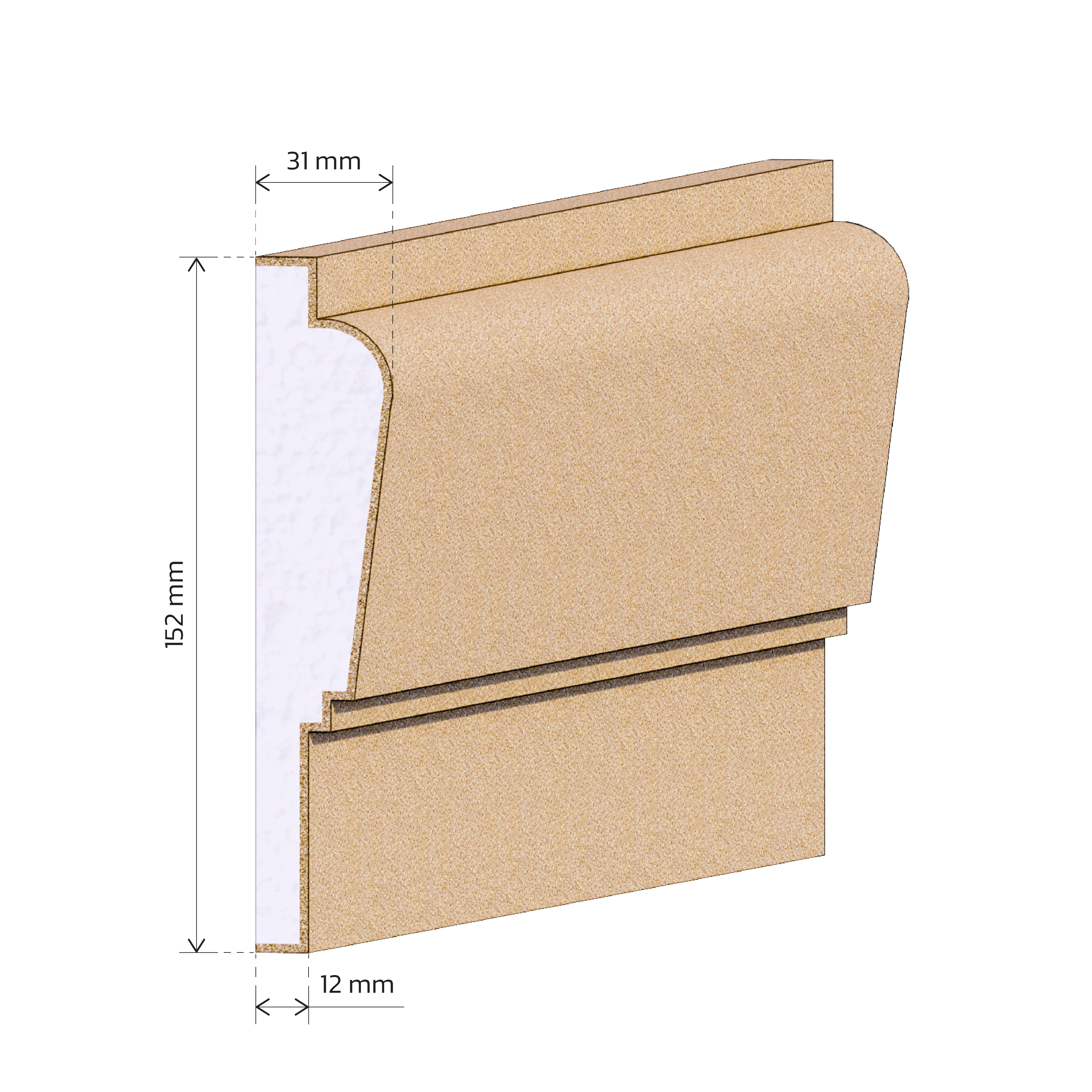 Rekunst Špaleta - A11 - 17,88 € s DPH / bm
