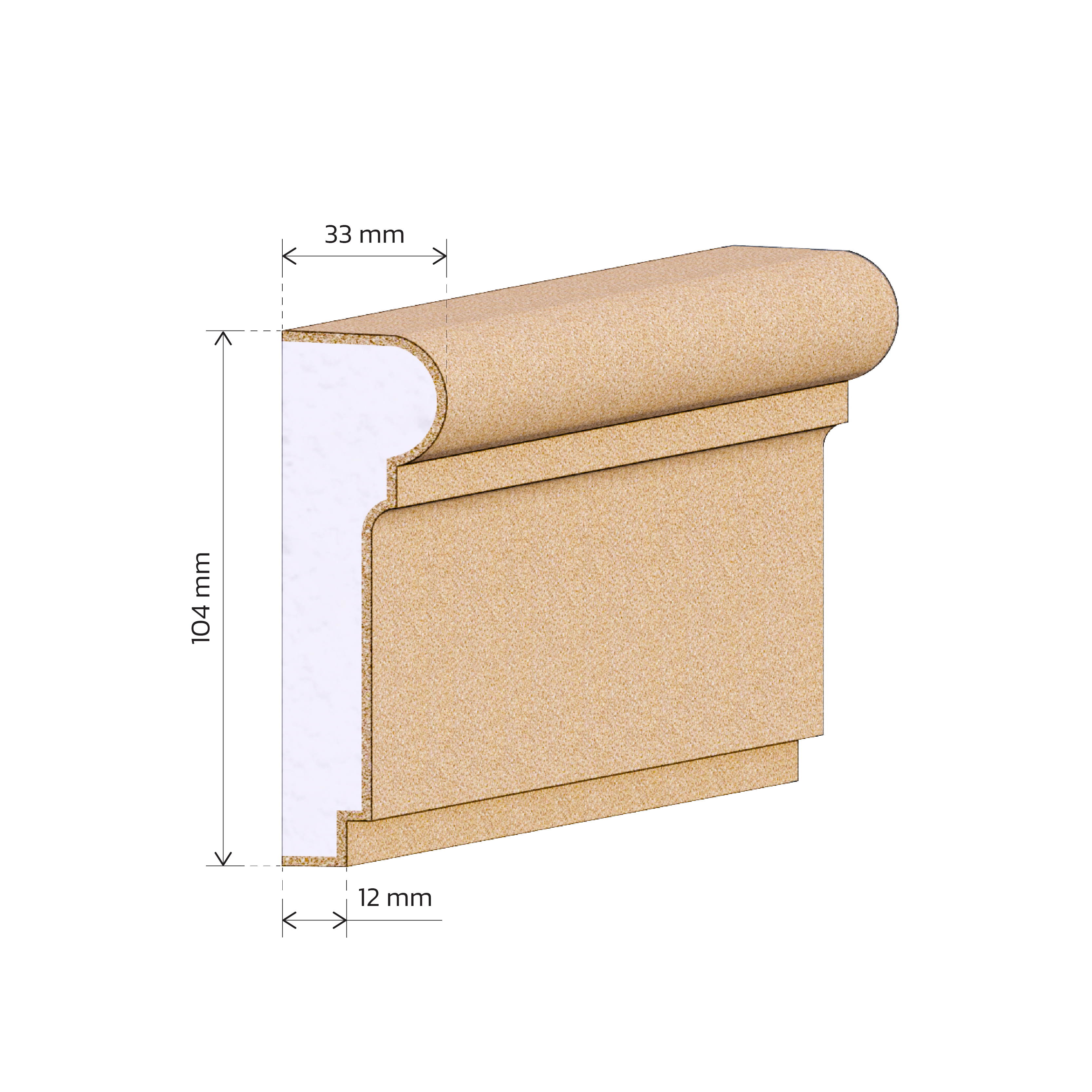 Rekunst Špaleta - A14 - 13,80 € s DPH / bm