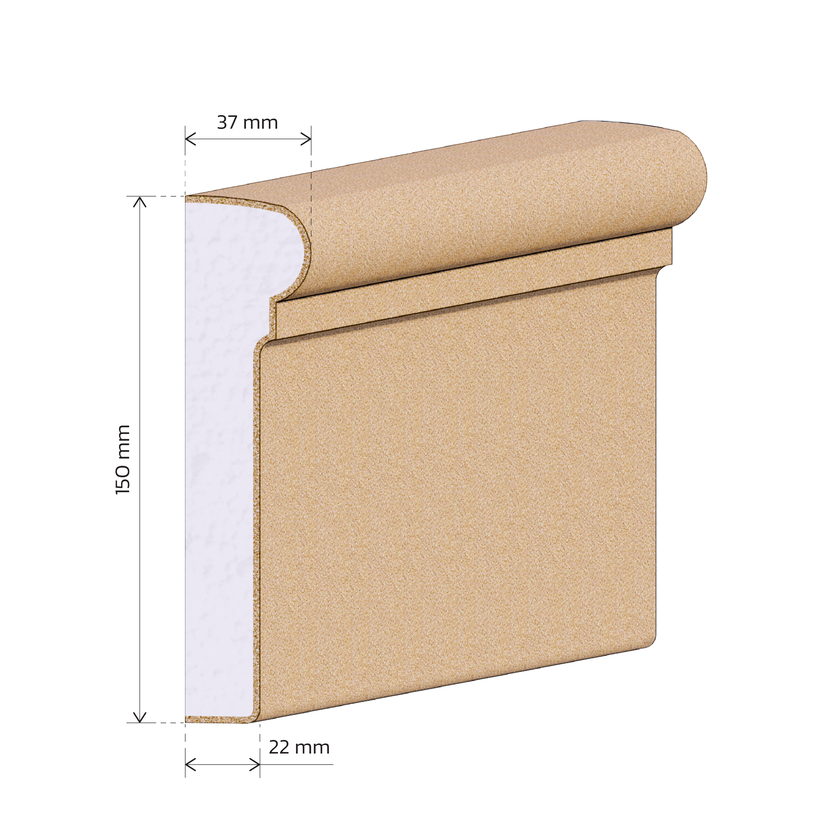 Rekunst Špaleta - A13 - 17,64 € s DPH / bm