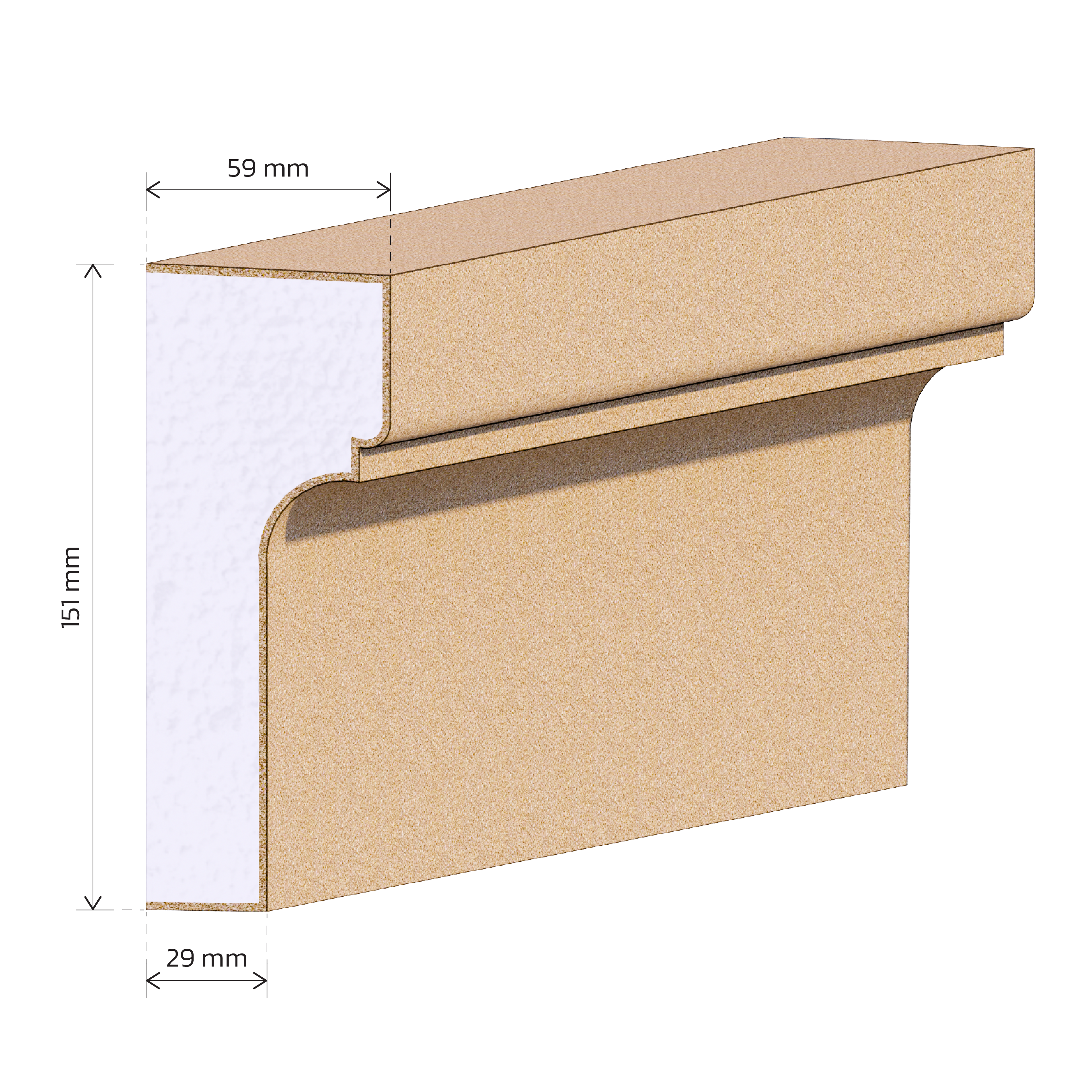 Rekunst Parapeta U01 - 20,28 € s DPH / bm