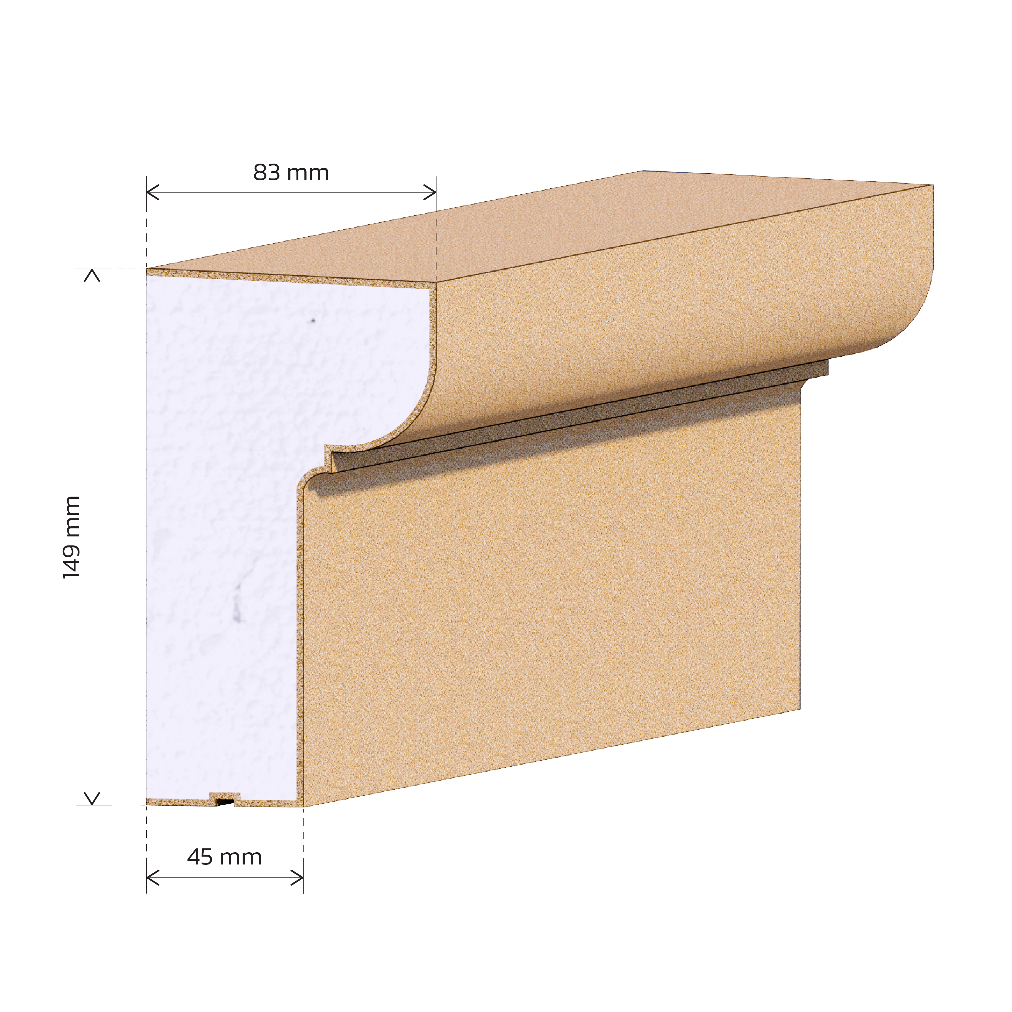 Rekunst Parapeta U03 - 20,04 € s DPH / bm