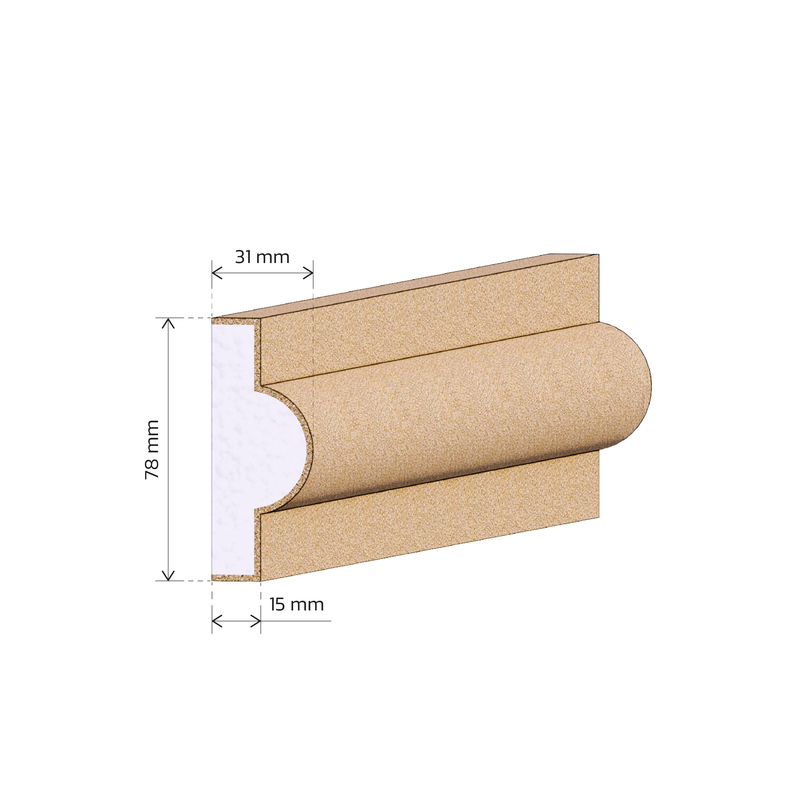 Rekunst Špaleta - A16 - 15,52 € s DPH / bm