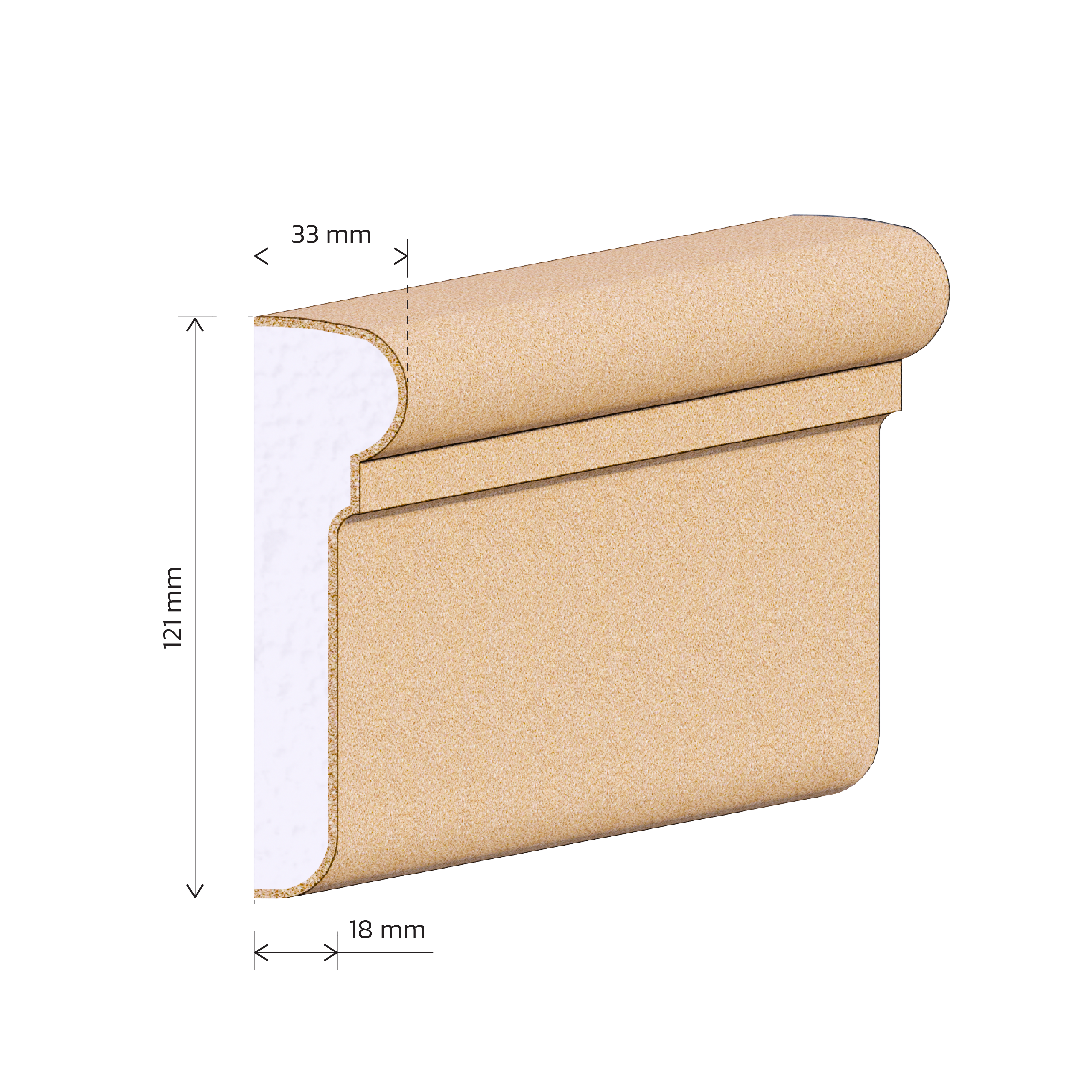 Rekunst Špaleta - A21 - 15,36 € s DPH / bm