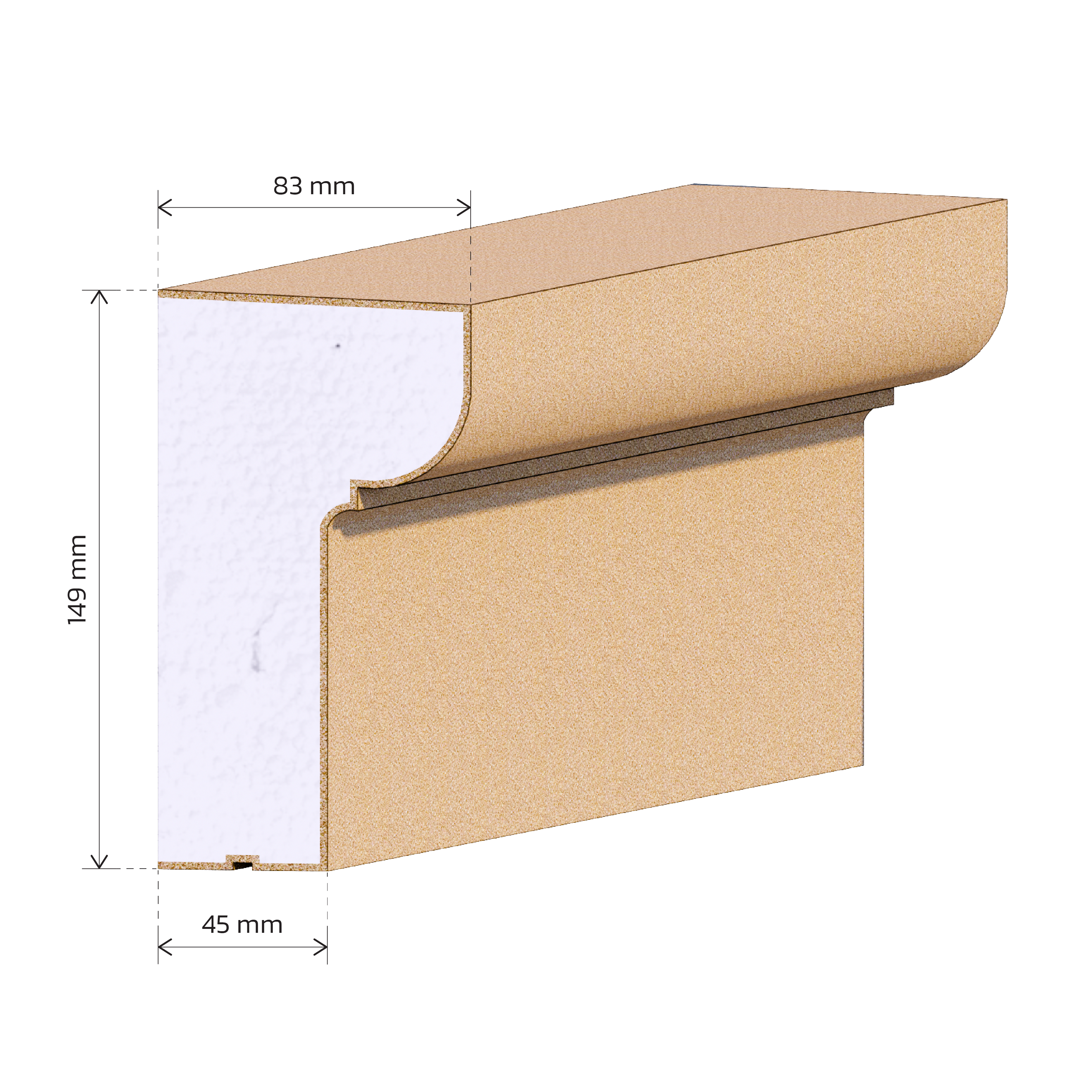 Rekunst Parapeta U04 - 20,64 € s DPH / bm